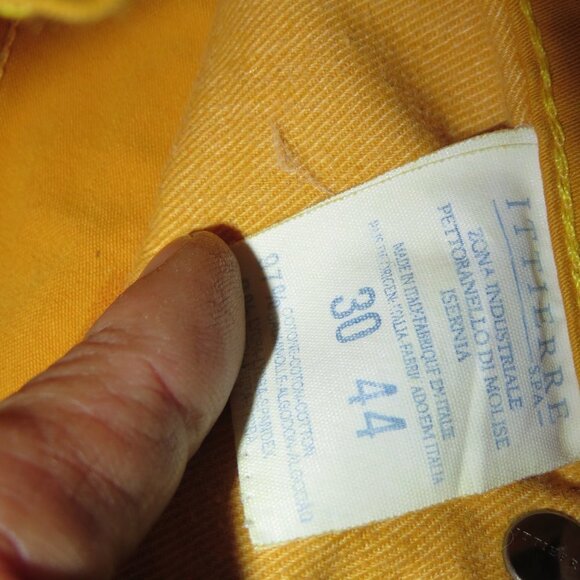 Versace Jeans Couture Straight Leg Cotton Jeans Pants 30 44 Italian US 8 - Picture 7 of 8